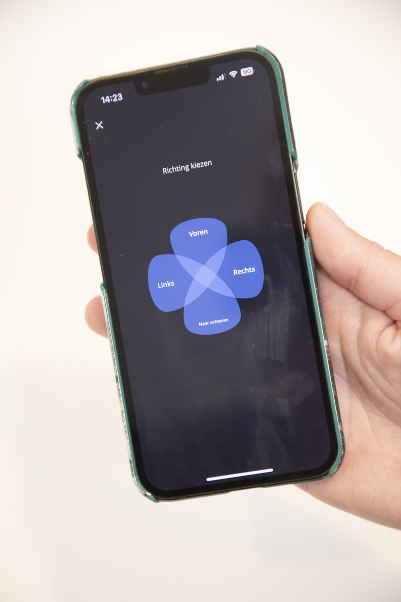 Bediening via smartphone