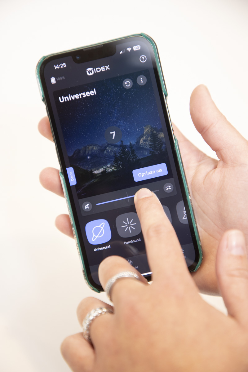 Bediening via smartphone