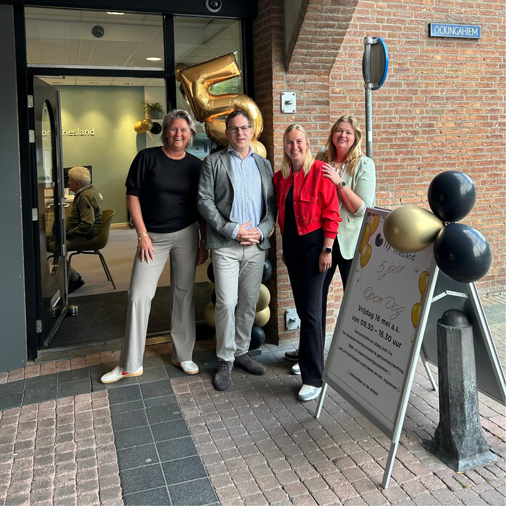 Team van Hoorzorg Friesland op feestelijke open dag